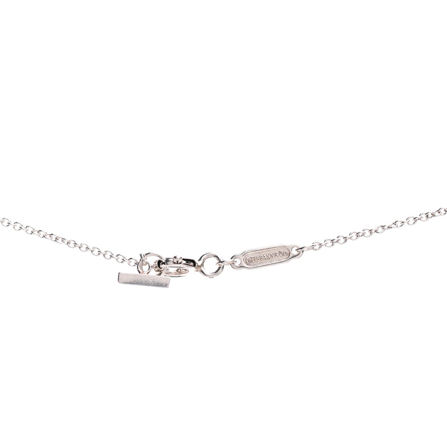 Sterling Silver Small T Smile Pendant Necklace
