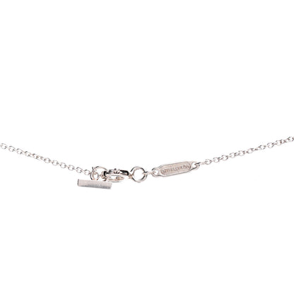 Tiffany Sterling Silver Small T Smile Pendant Necklace 3 of 3