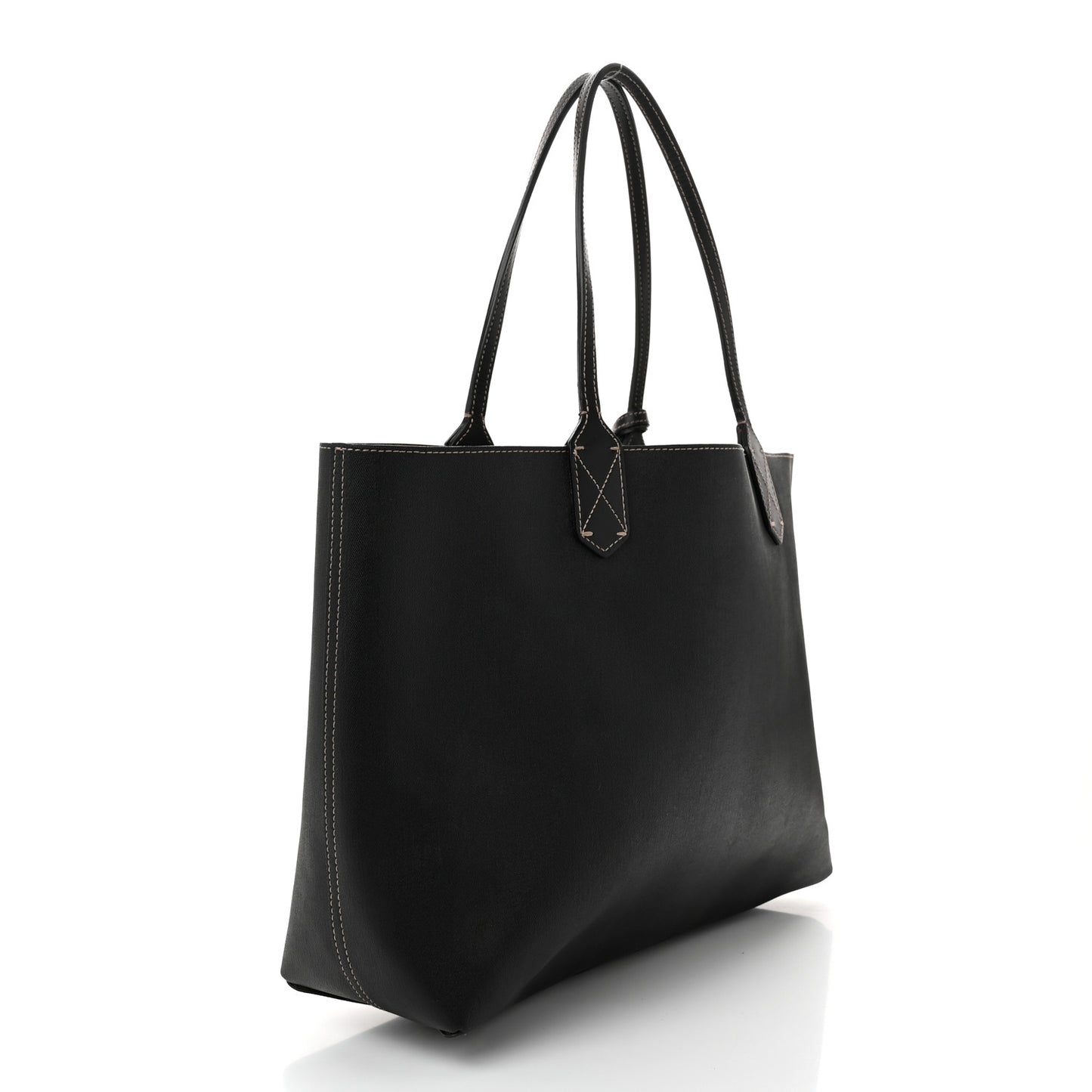 Calfskin GG Supreme Monogram Medium Reversible Tote Black