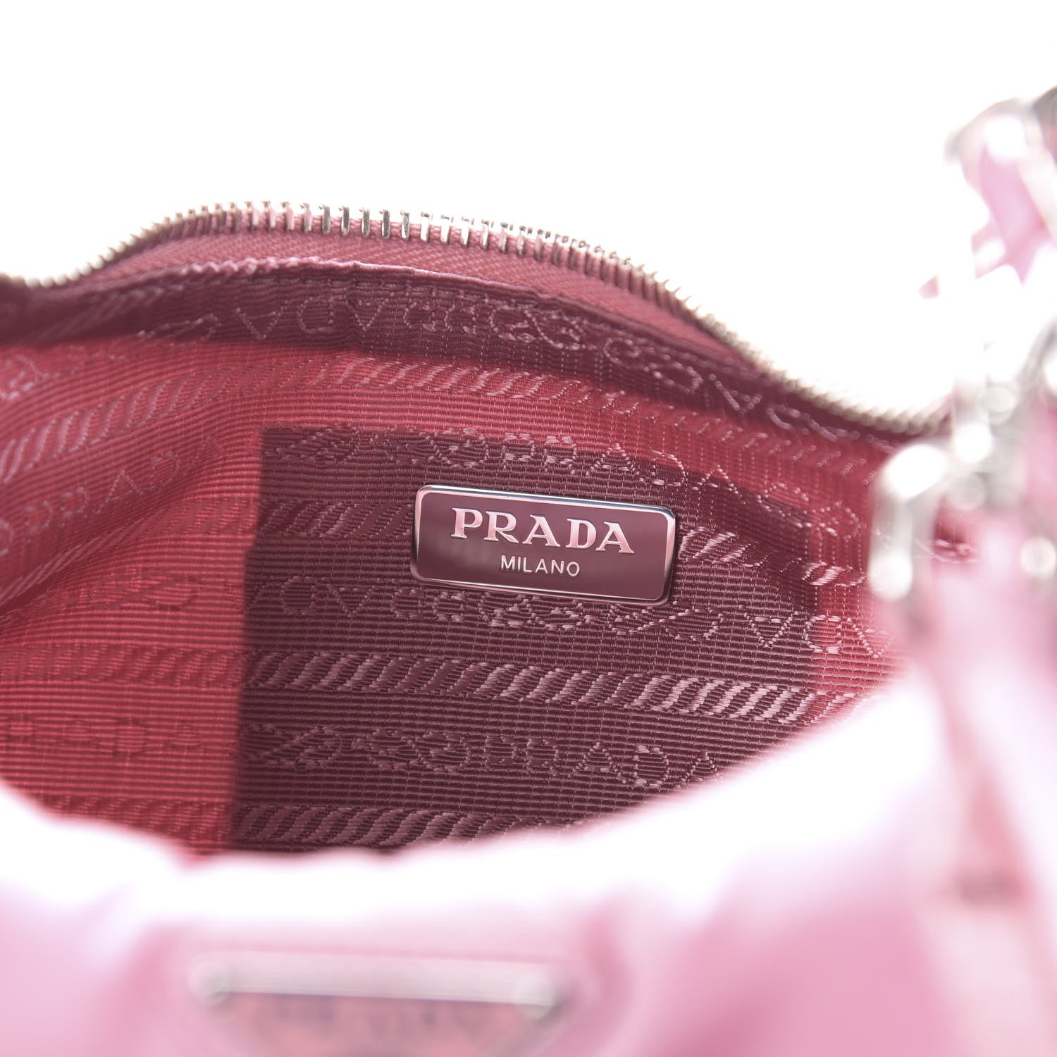 Prada Nylon Re-Edition 2005 Shoulder Bag Rosa 8 of 9