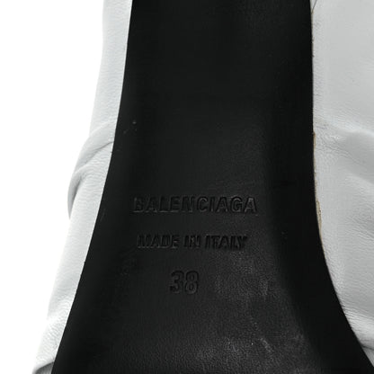 Balenciaga Smooth Nappa Drapy 80mm Sandals 38 White 8 of 13