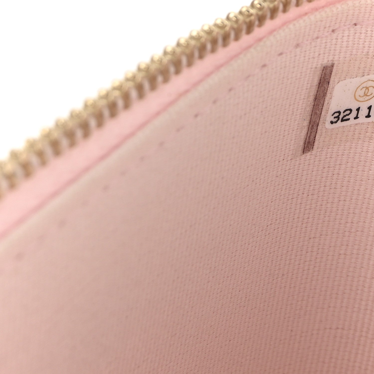 Chanel Lambskin Quilted Mini Vanity Case With Pearl Chain Light Pink 7 of 11