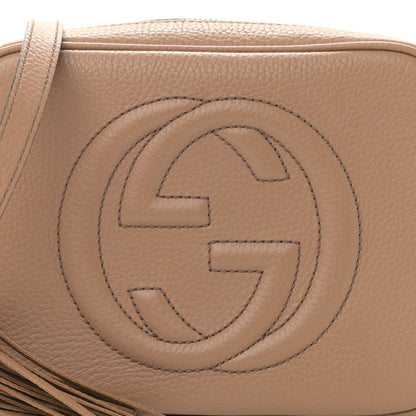 Gucci Pebbled Calfskin Small Soho Disco Bag Camelia 8 of 12