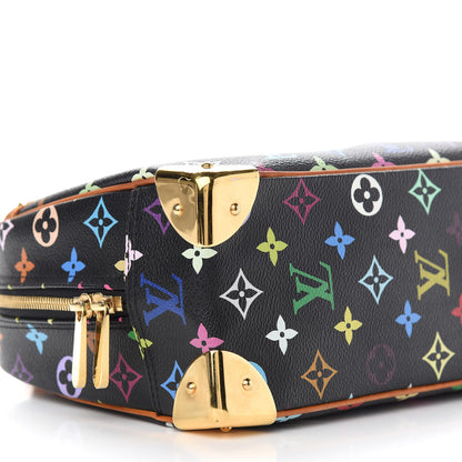 Louis Vuitton Monogram Multicolor Trouville Black 6 of 9