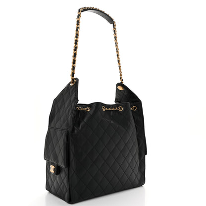 Chanel Caviar Quilted Medium Chanel 25 Handbag Black 6 of 16