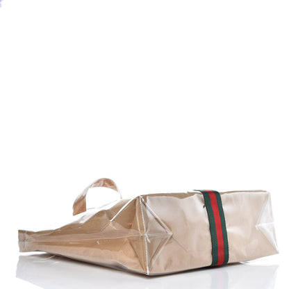 Gucci X Comme de Garçons Paper Plastic Web Shopper Tote 4 of 7