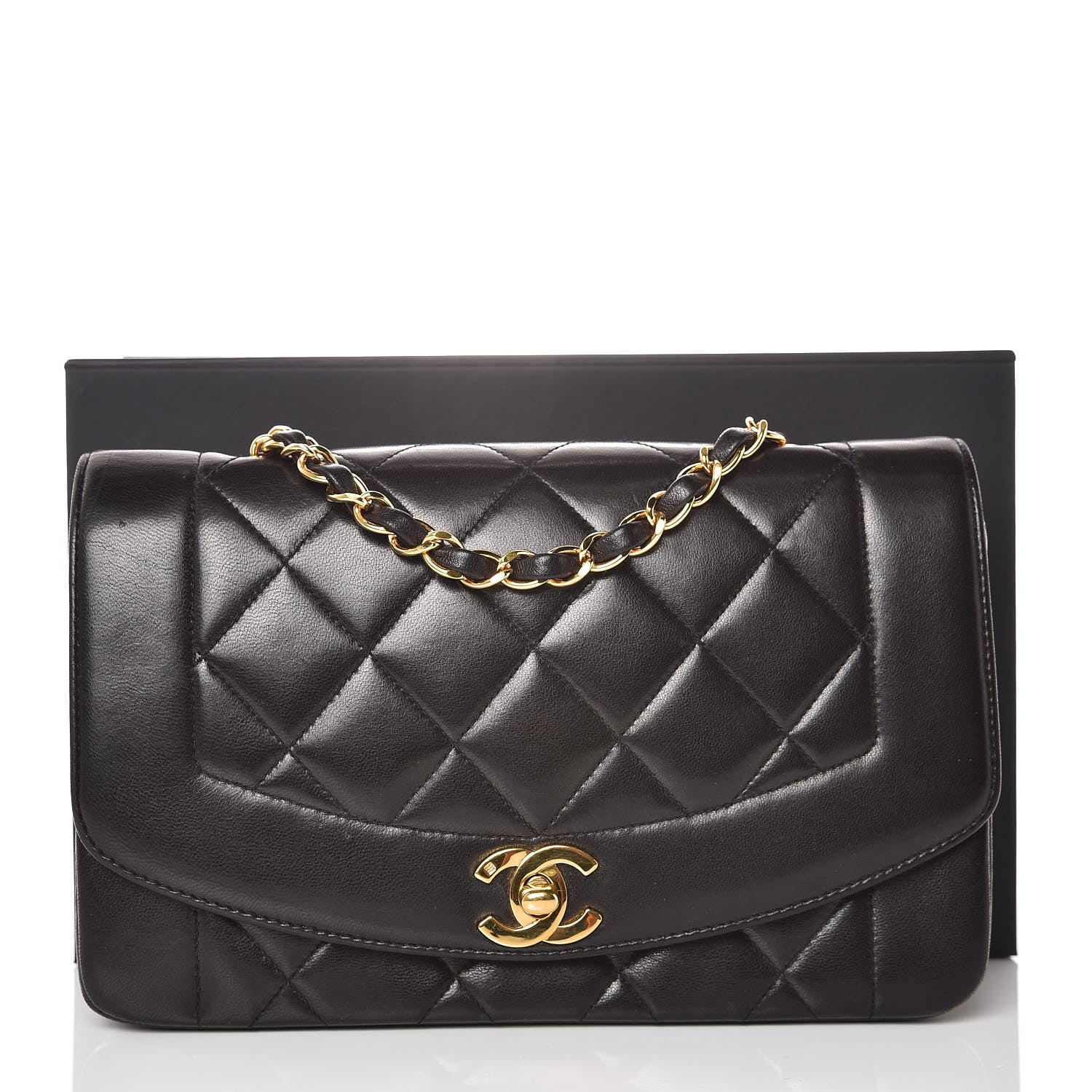 Chanel Lambskin Quilted Small Single Flap Black 11 of 11