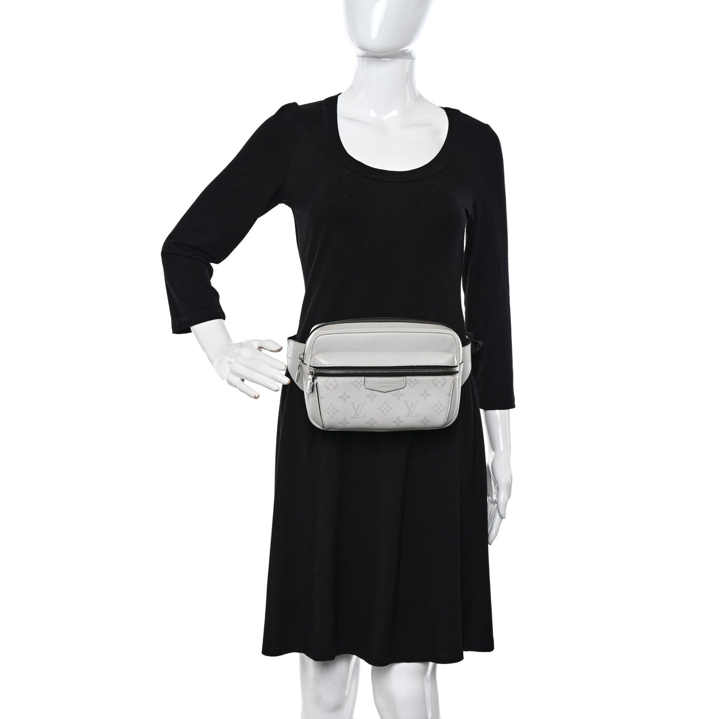 Taiga Monogram Outdoor Bumbag White