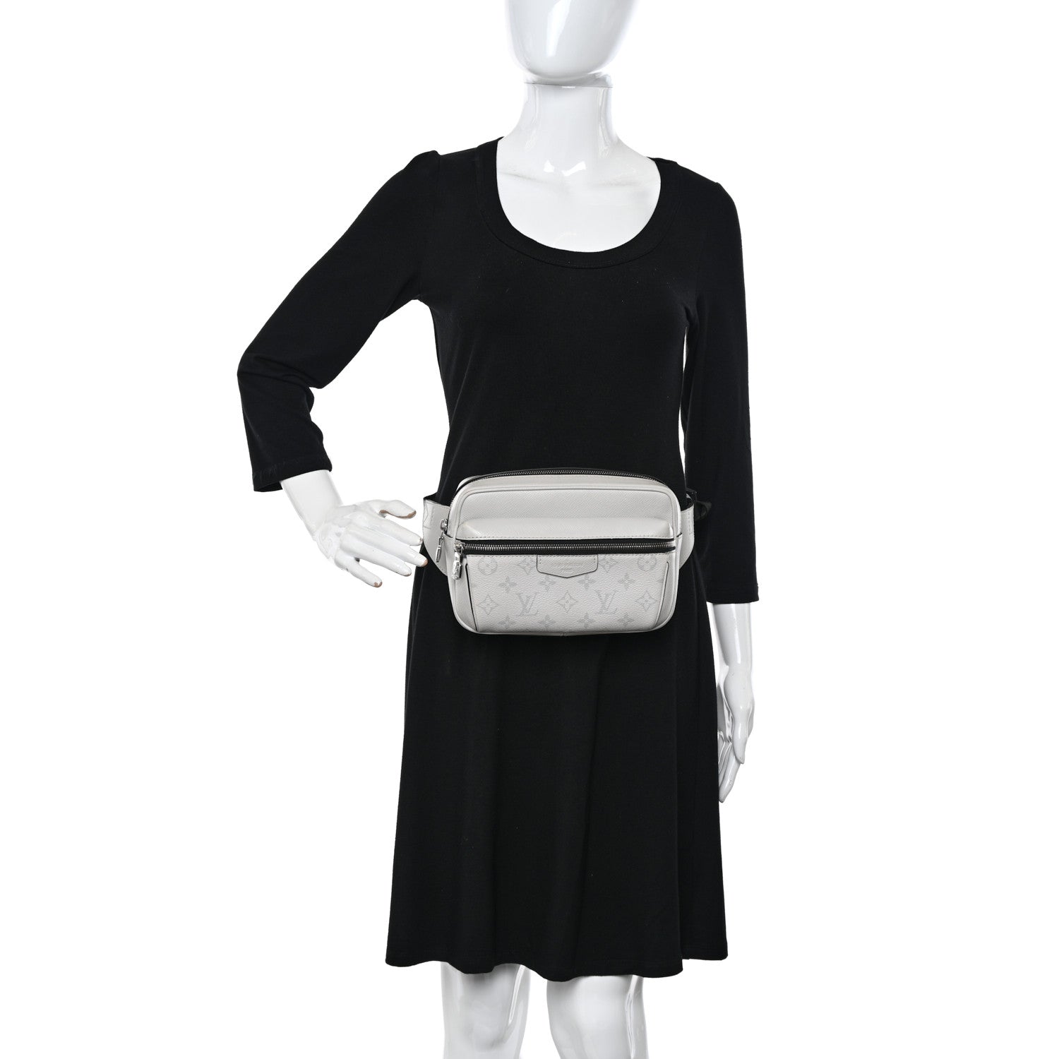 Louis Vuitton Taiga Monogram Outdoor Bumbag White 2 of 10