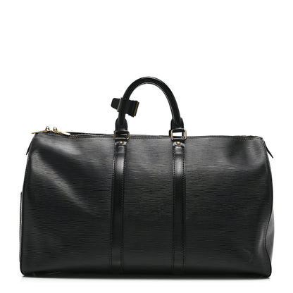 Louis Vuitton Epi Keepall 45 Black 1 of 9