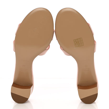 Hermes Epsom Oasis Sandals 39 Rose Aube 5 of 11