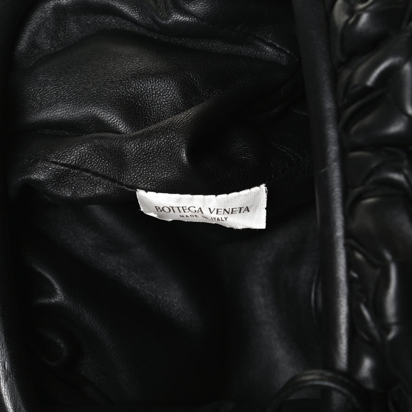 Nappa Intrecciato The Mini Pouch Black