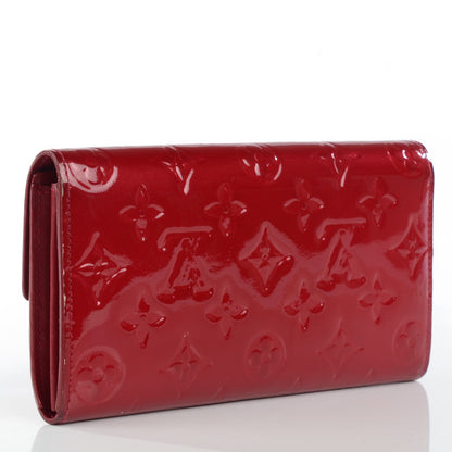 Louis Vuitton Vernis Sarah Wallet Pomme D'Amour 4 of 7