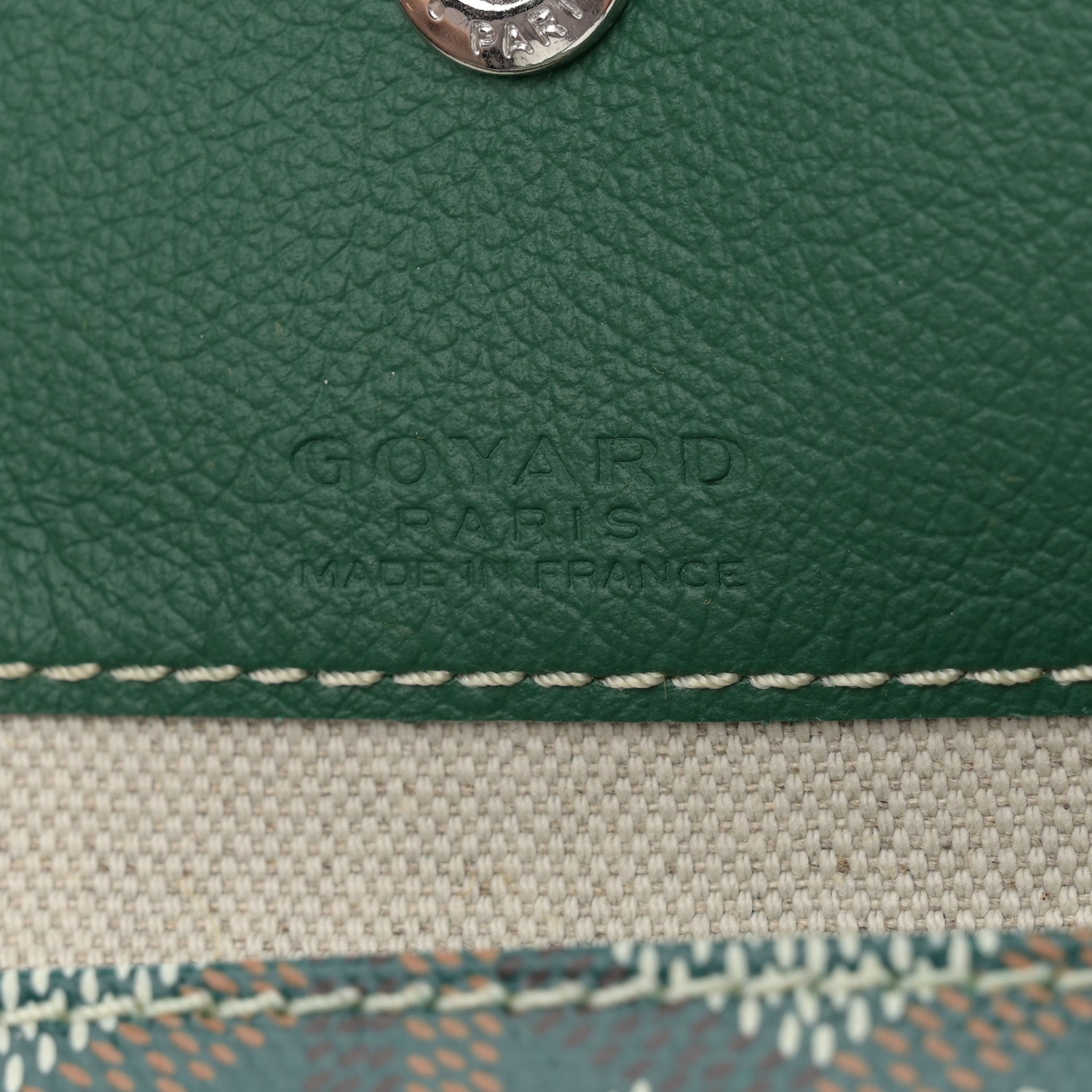 Goyard Goyardine Saint Louis PM Green 6 of 11