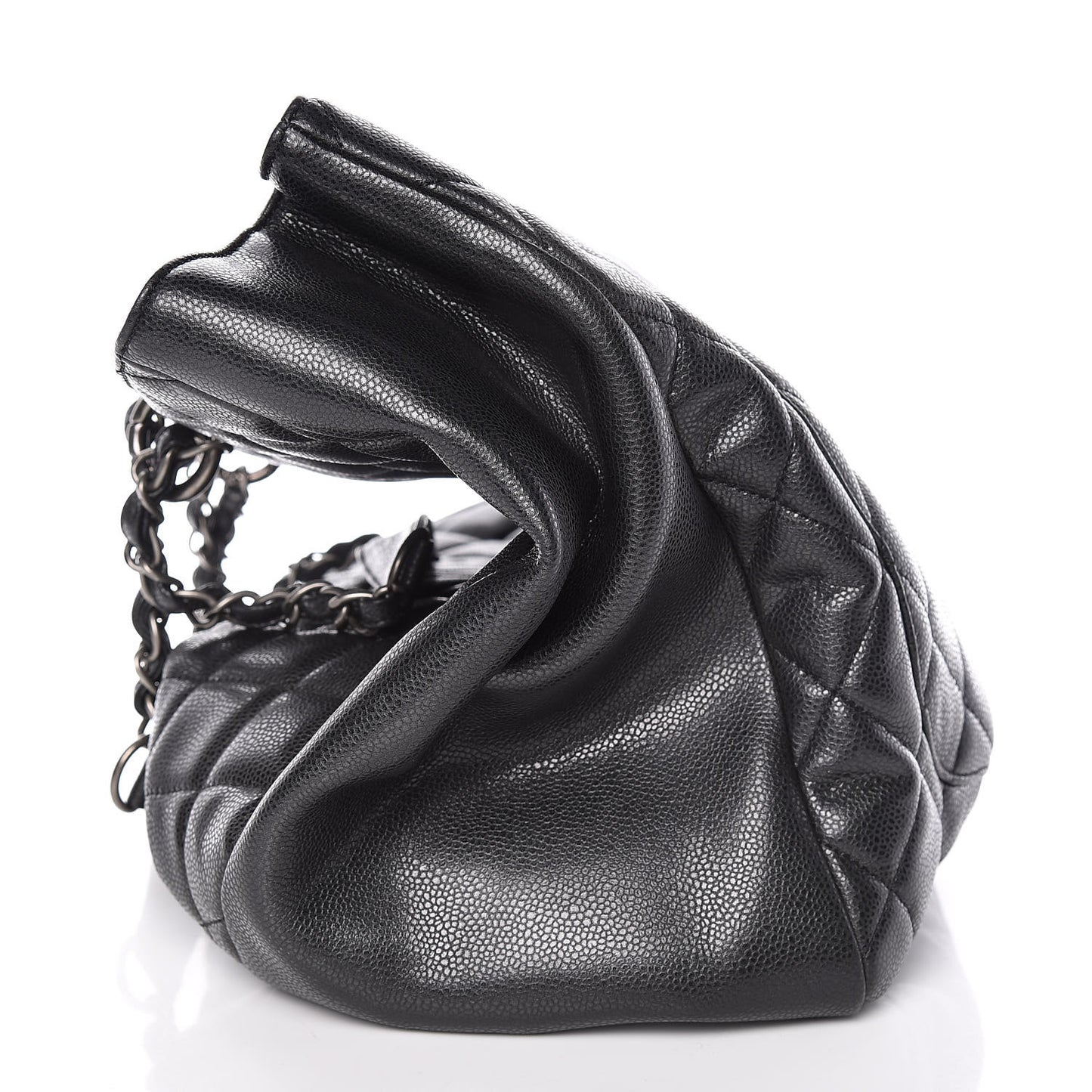 Caviar Quilted XL Grand Shopping Tote GST Black
