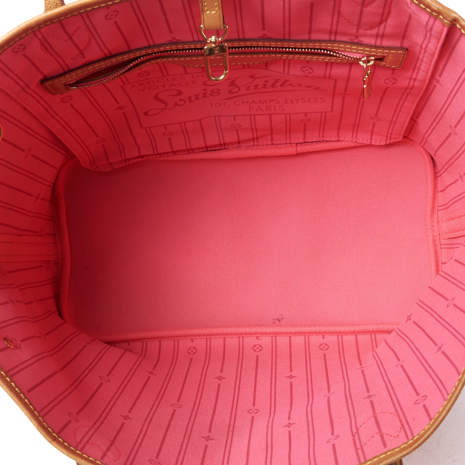 Louis Vuitton Monogram Roses Neverfull MM 4 of 10