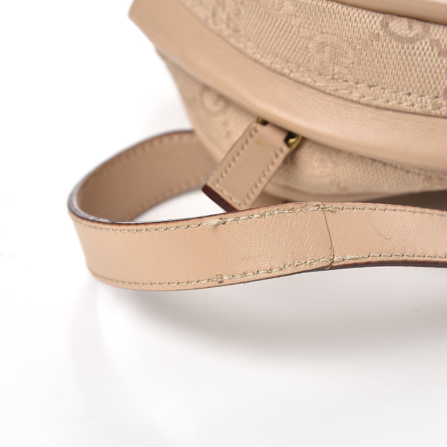 Gucci Monogram Satchel Beige 8 of 11