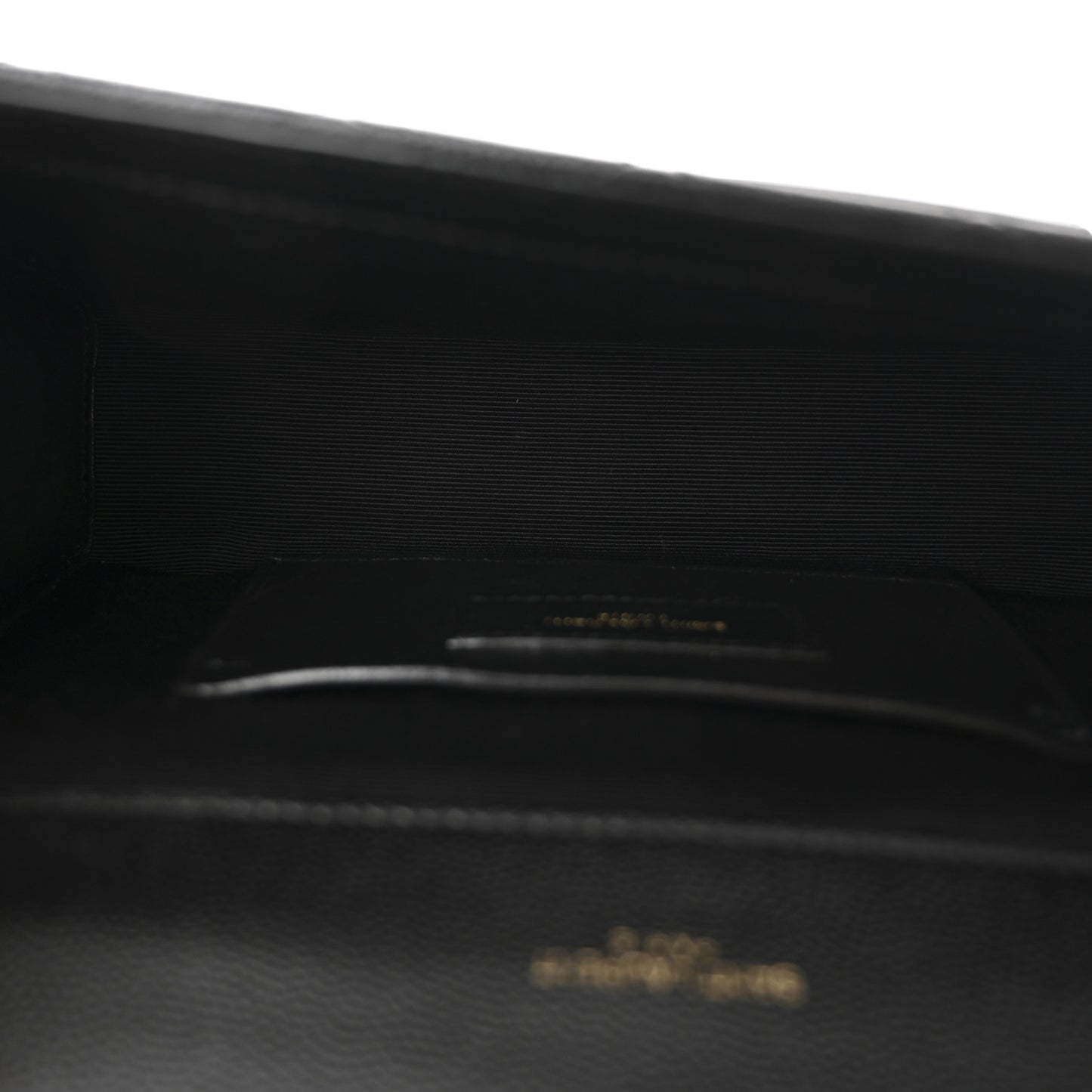 Grain De Poudre Textured Mixed Matelasse Triquilt Small Monogram Satchel Black