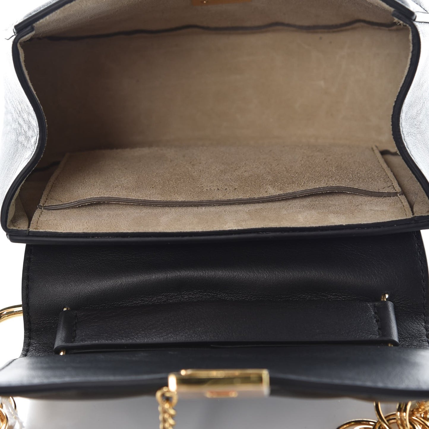 Calfskin Quilted Mini Drew Bijou Shoulder Bag Black