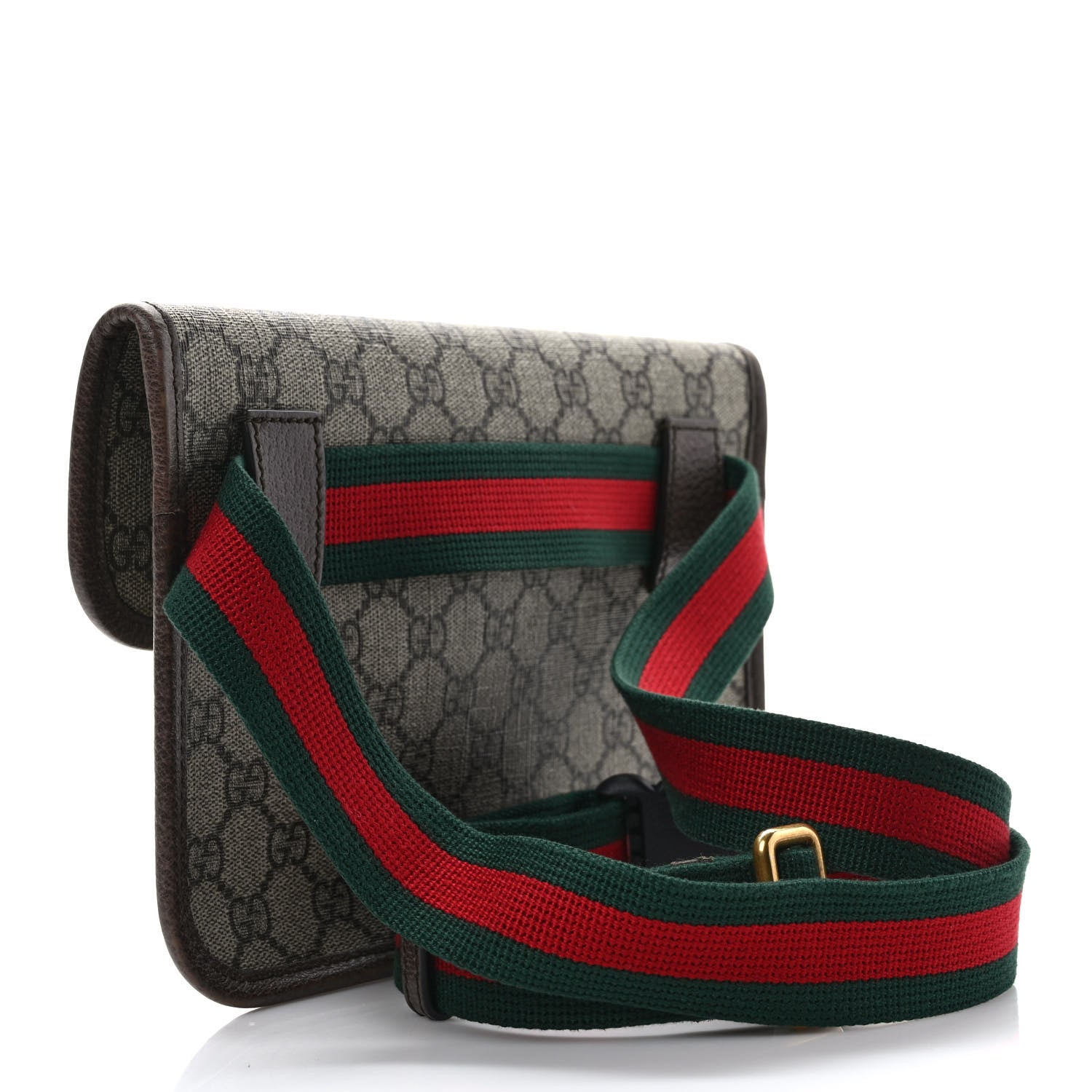Gucci GG Supreme Monogram Neo Vintage Web Belt Bag Brown 3 of 9