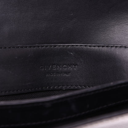 Givenchy Calfskin Duetto Crossbody Bag White Black 8 of 11