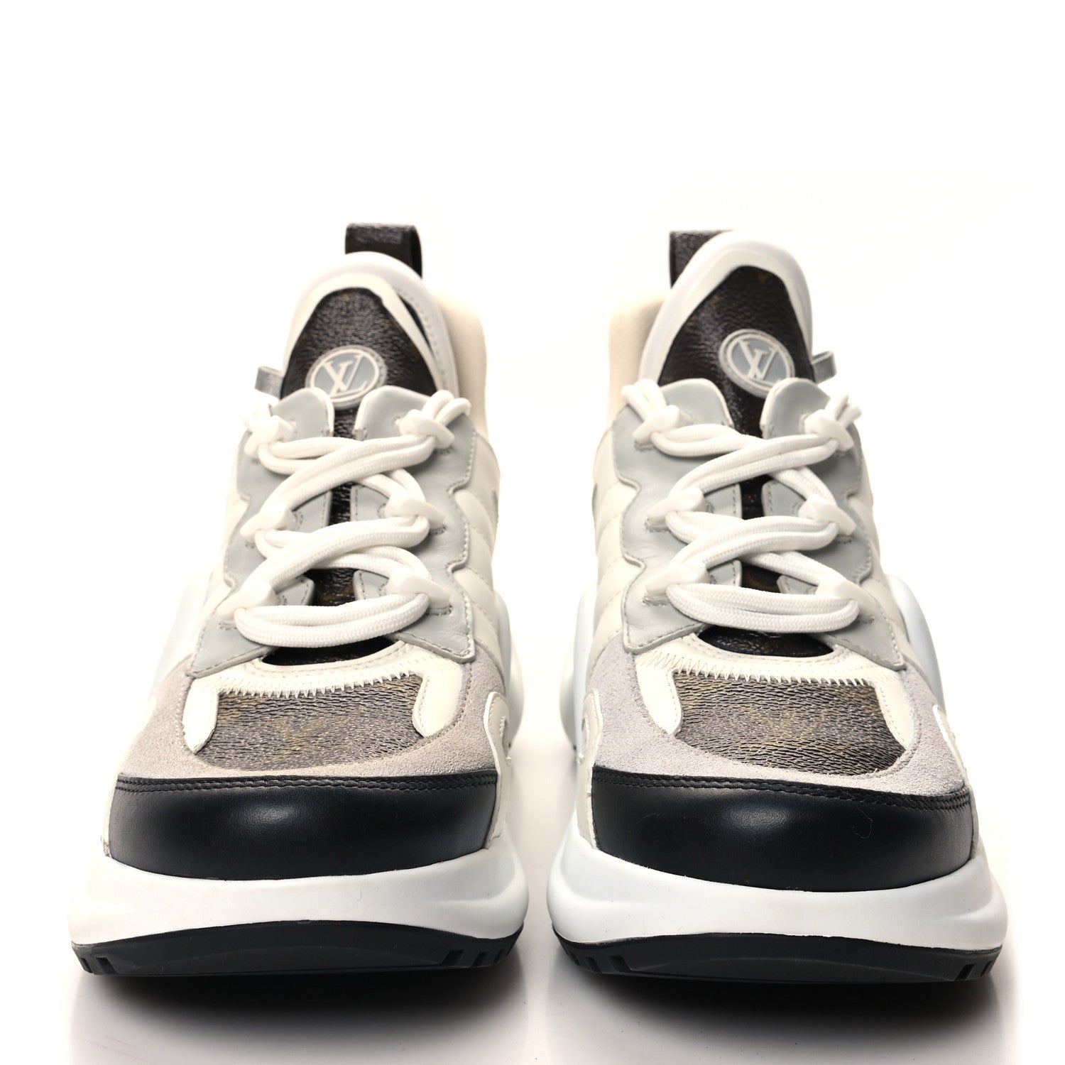 Louis Vuitton Monogram LV Archlight Sneakers 37 Grey White 2 of 10