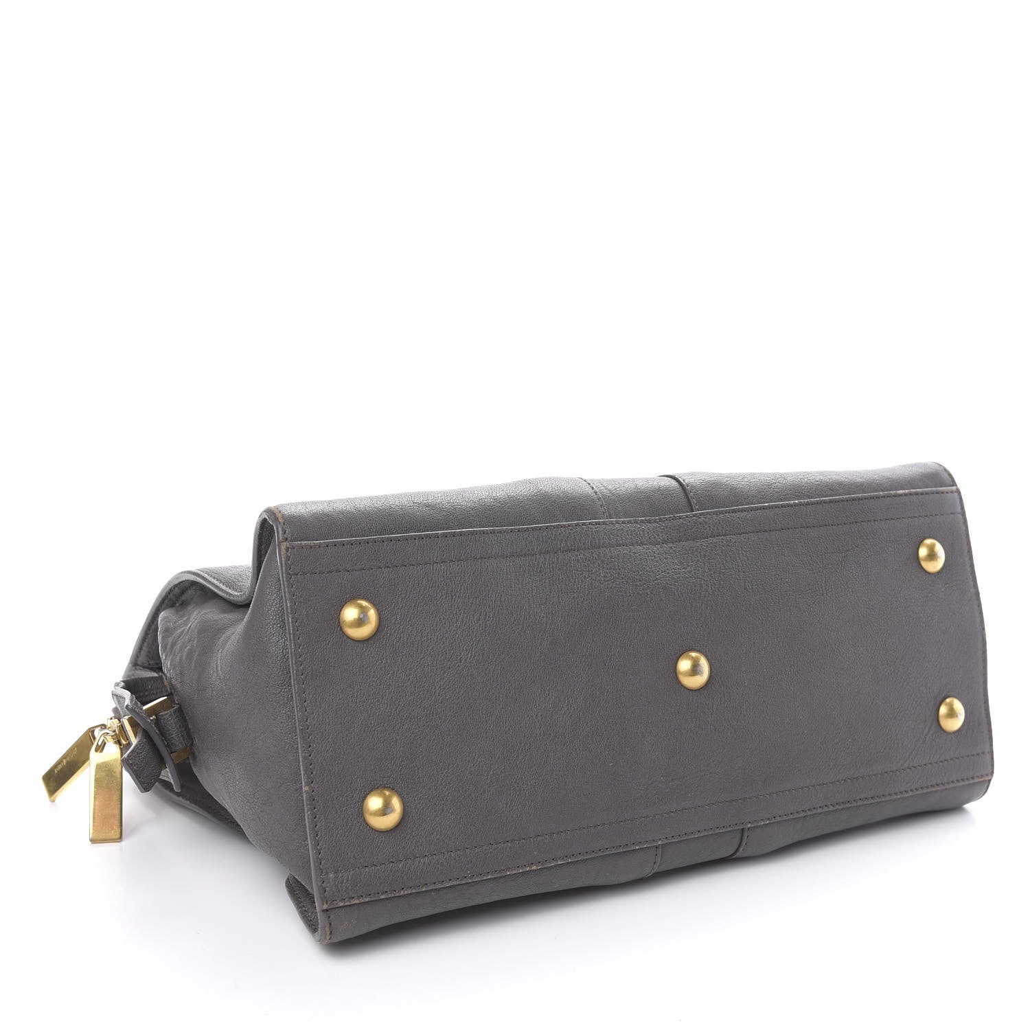 Saint Laurent Sheepskin Small Cabas ChYc Grey 4 of 11