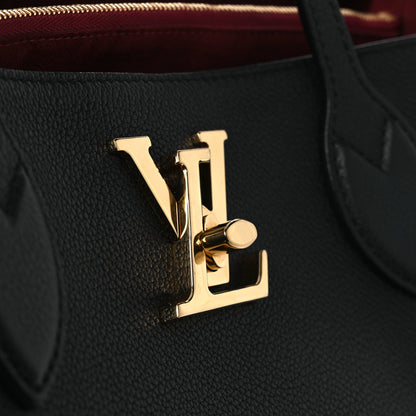 Louis Vuitton Grained Calfskin Lockme Shopper Black 11 of 11