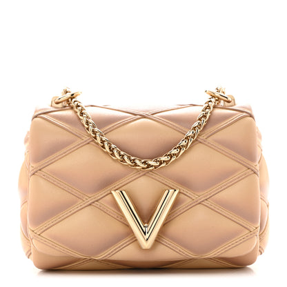Louis Vuitton Lambskin Malletage Pico GO-14 Beige Pink 1 of 10