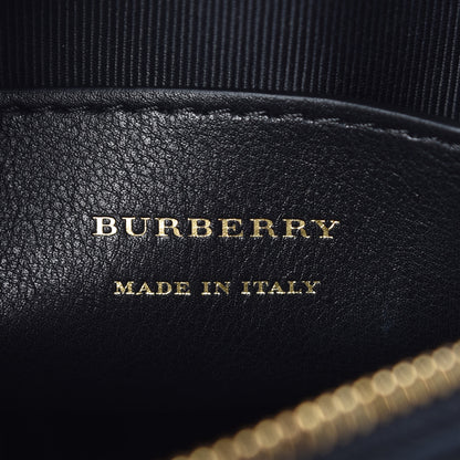Burberry 1983 Knight Check Smooth Calfskin Link Camera Bag Black 8 of 9