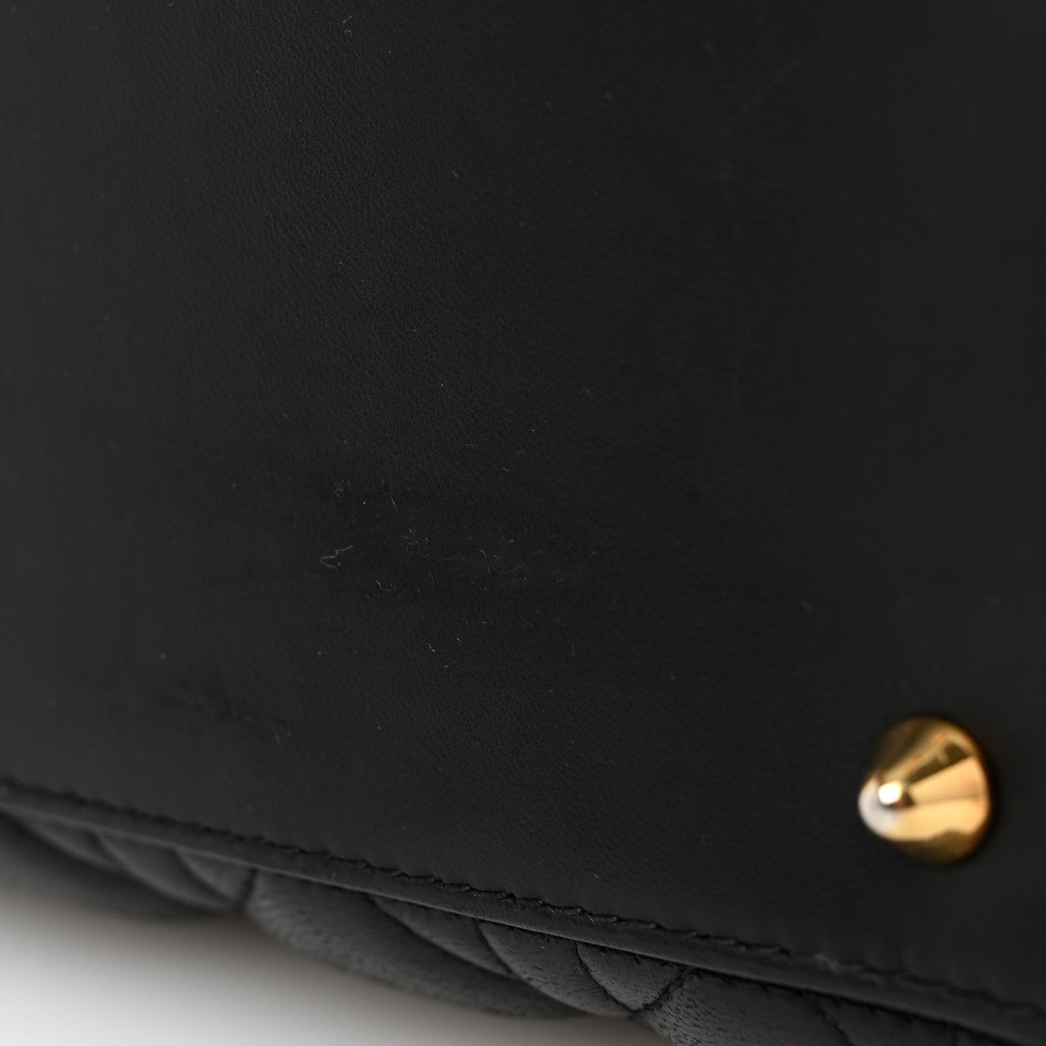 Christian Dior Lambskin Cannage Medium Lady Dior Black 11 of 12