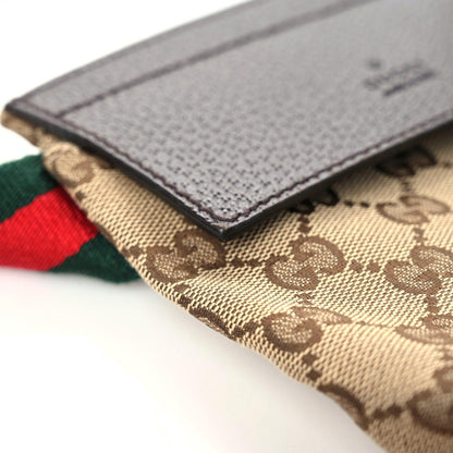 Gucci GG Monogram Double Pocket Belt Bag Dark Brown 15 of 16