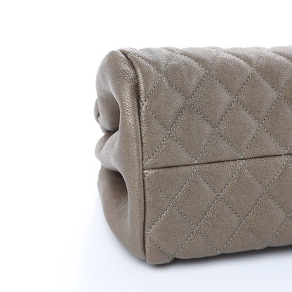 Chanel Metallic Caviar Quilted Medium Just Mademoiselle Beige 8 of 10