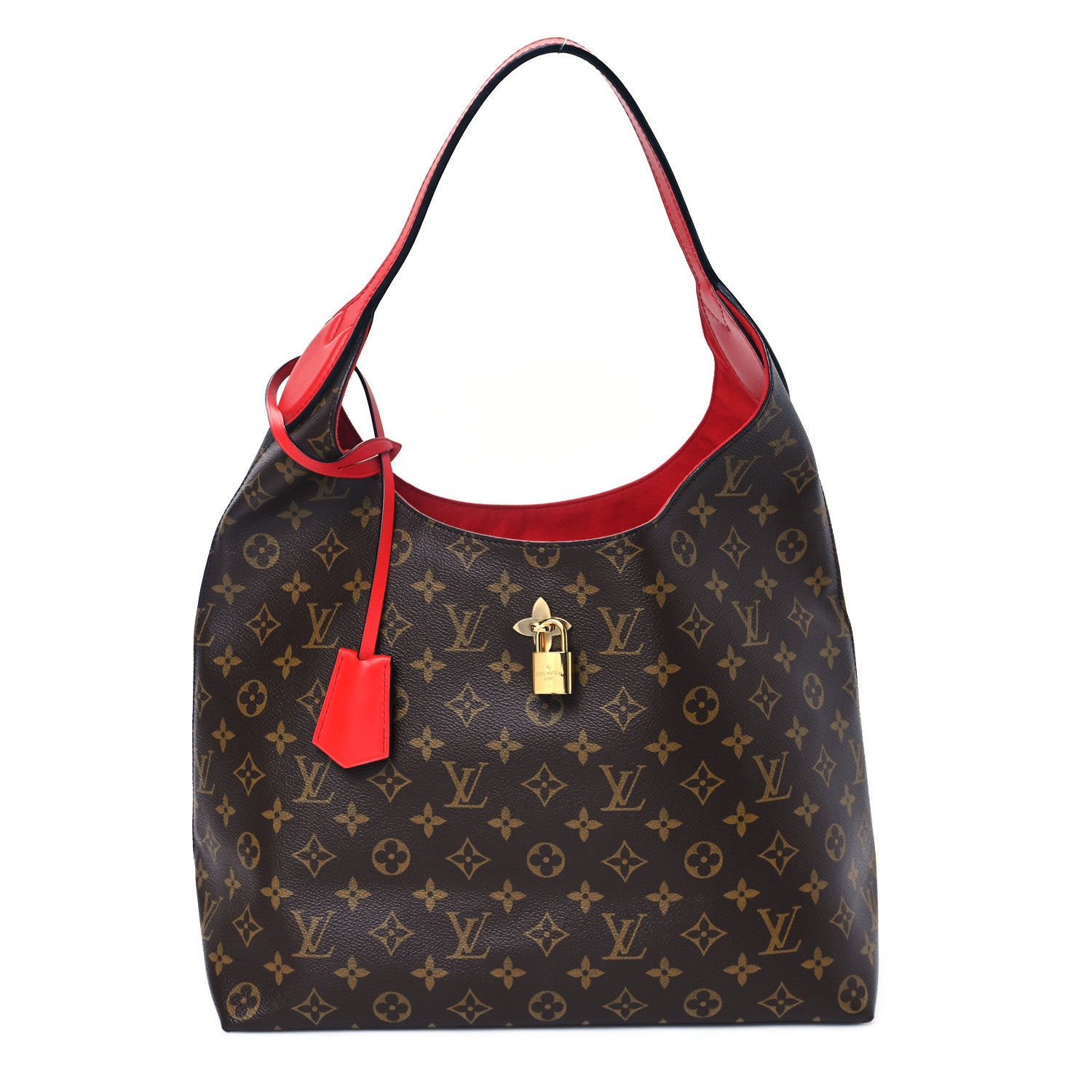 Louis Vuitton Monogram Flower Hobo Coquelicot 1 of 9