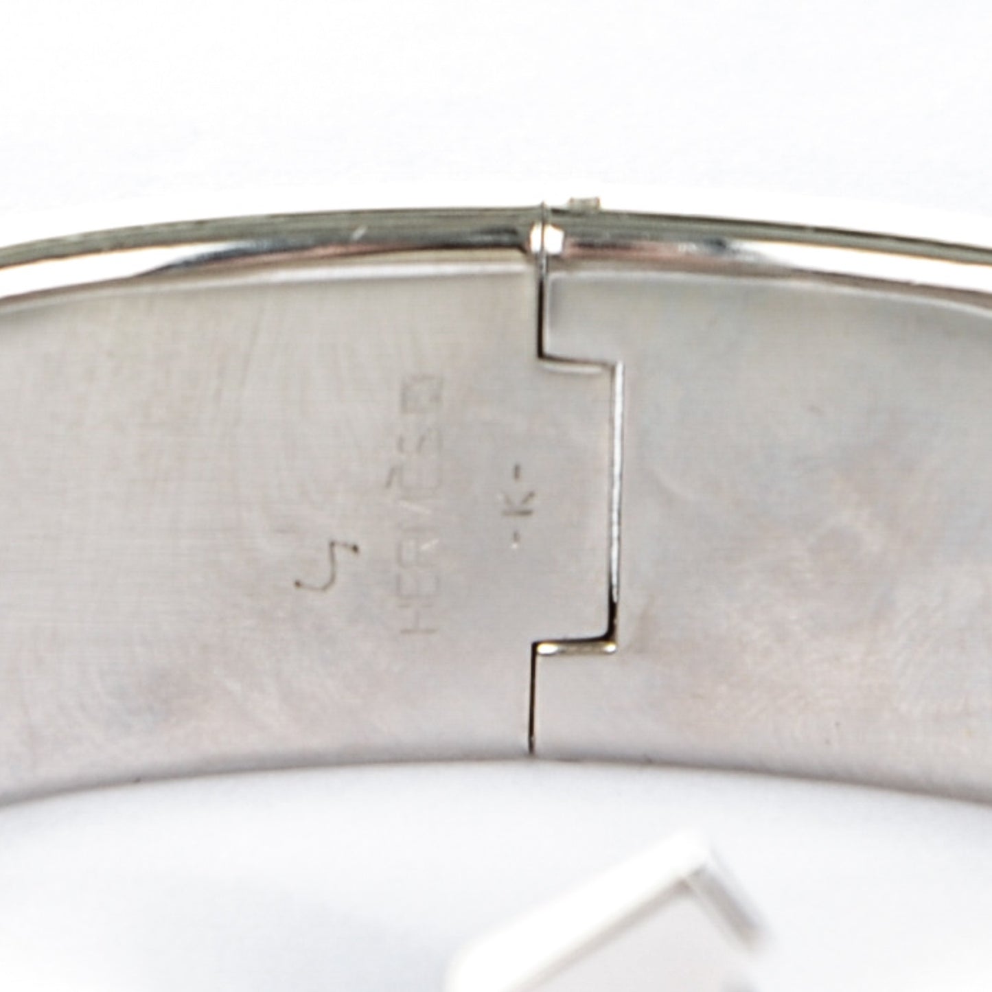 Enamel Wide Clic Clac H Bracelet GM Vert Olive