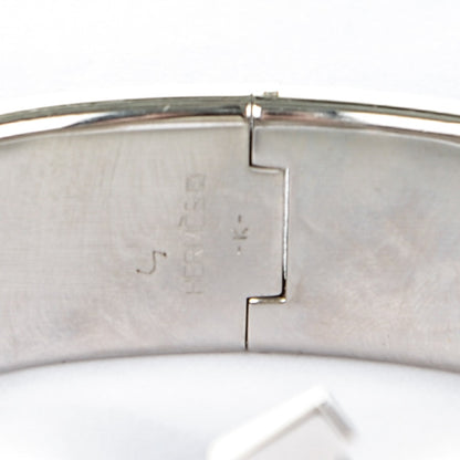 Hermes Enamel Wide Clic Clac H Bracelet GM Vert Olive 4 of 4