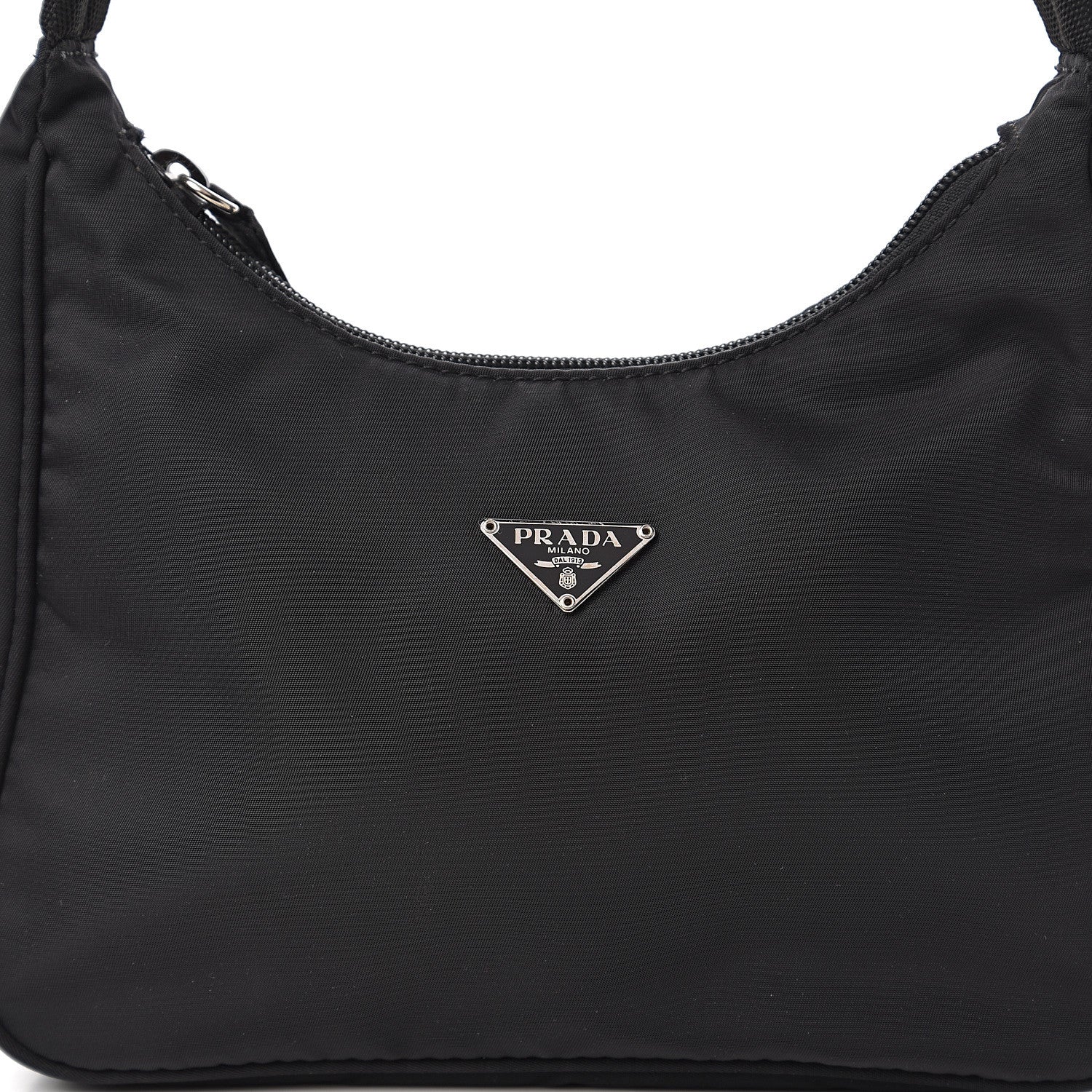 Prada Tessuto Nylon Hobo Black 8 of 8