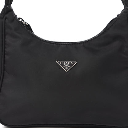 Prada Tessuto Nylon Hobo Black 8 of 8