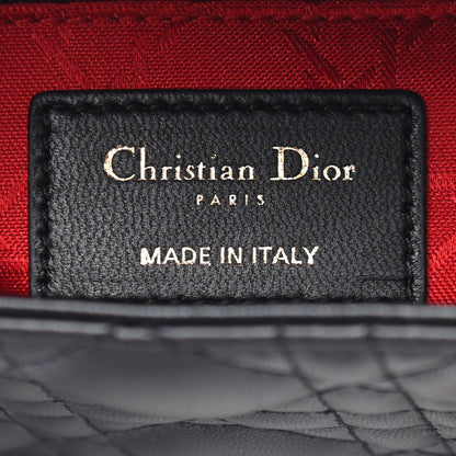 Christian Dior Lambskin Cannage Small My ABCDior Lady Dior Black 6 of 10