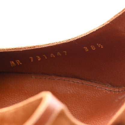 Saint Laurent Suede Blade 105 Slingback Pumps 38.5 Brown 8 of 11