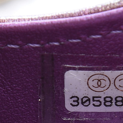 Chanel Iridescent Lambskin Quilted Airpods Pro Case Purple 8 of 11