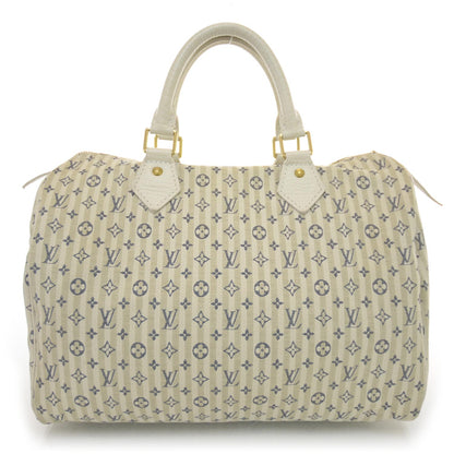 Louis Vuitton Mini Lin Croisette Speedy 30 Blue 1 of 7
