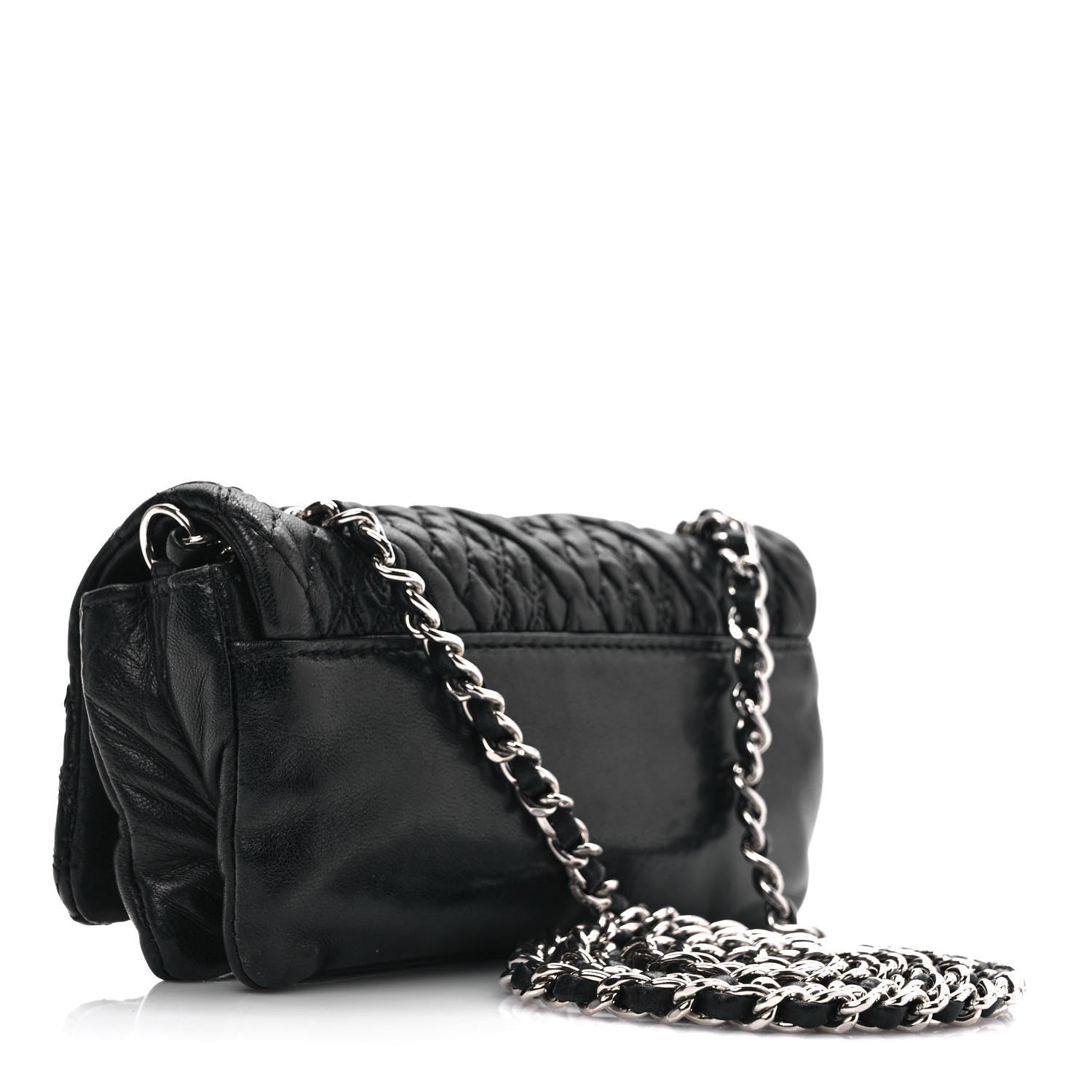 Chanel Lambskin Small Astrakan Flap Black 2 of 8