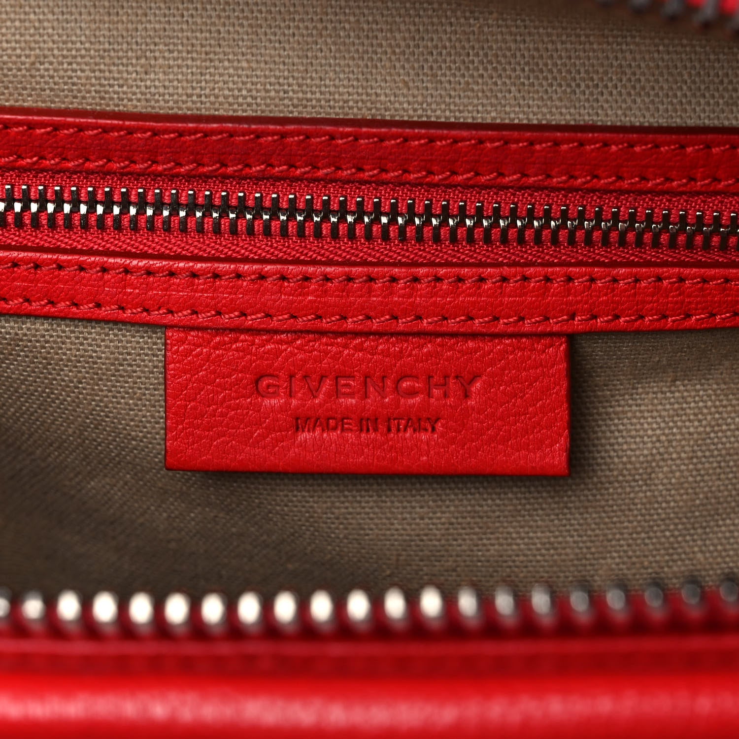 Givenchy Sugar Goatskin Small Antigona Red 6 of 17