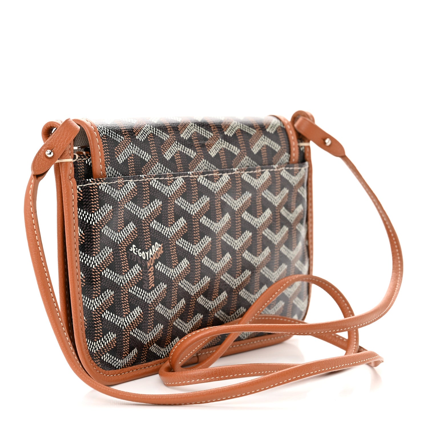 Goyard Goyardine Plumet Wallet Clutch Black Gold 3 of 10