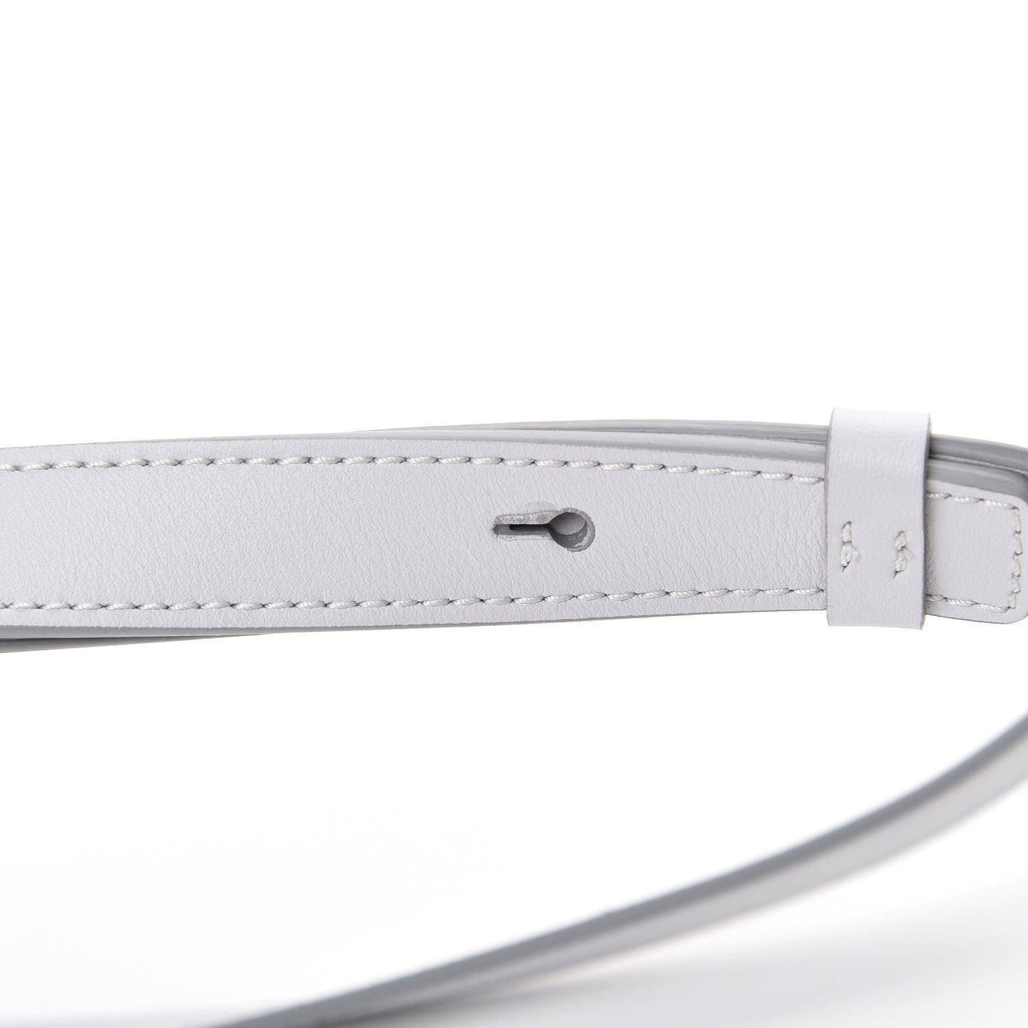 Calfskin Lizard Embossed Mini C Double Carry Light Cloud