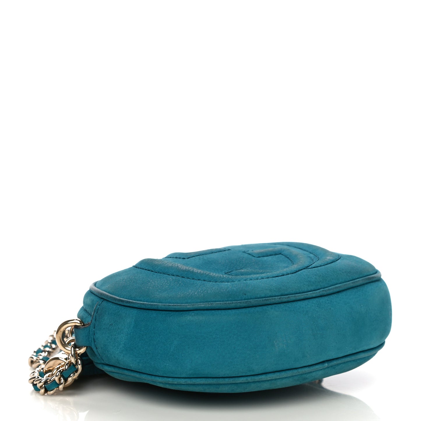 Vitello Range Mini Soho Chain Bag Deep Cobalt