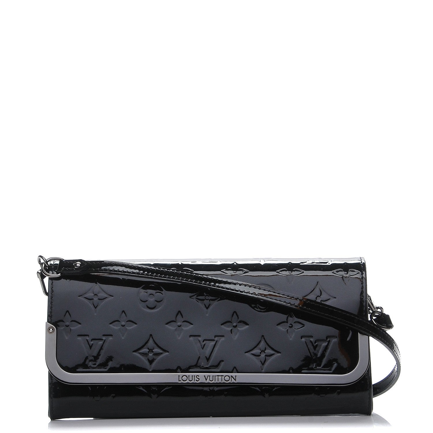 Louis Vuitton Vernis Rossmore MM Noir Magnetique 1 of 8