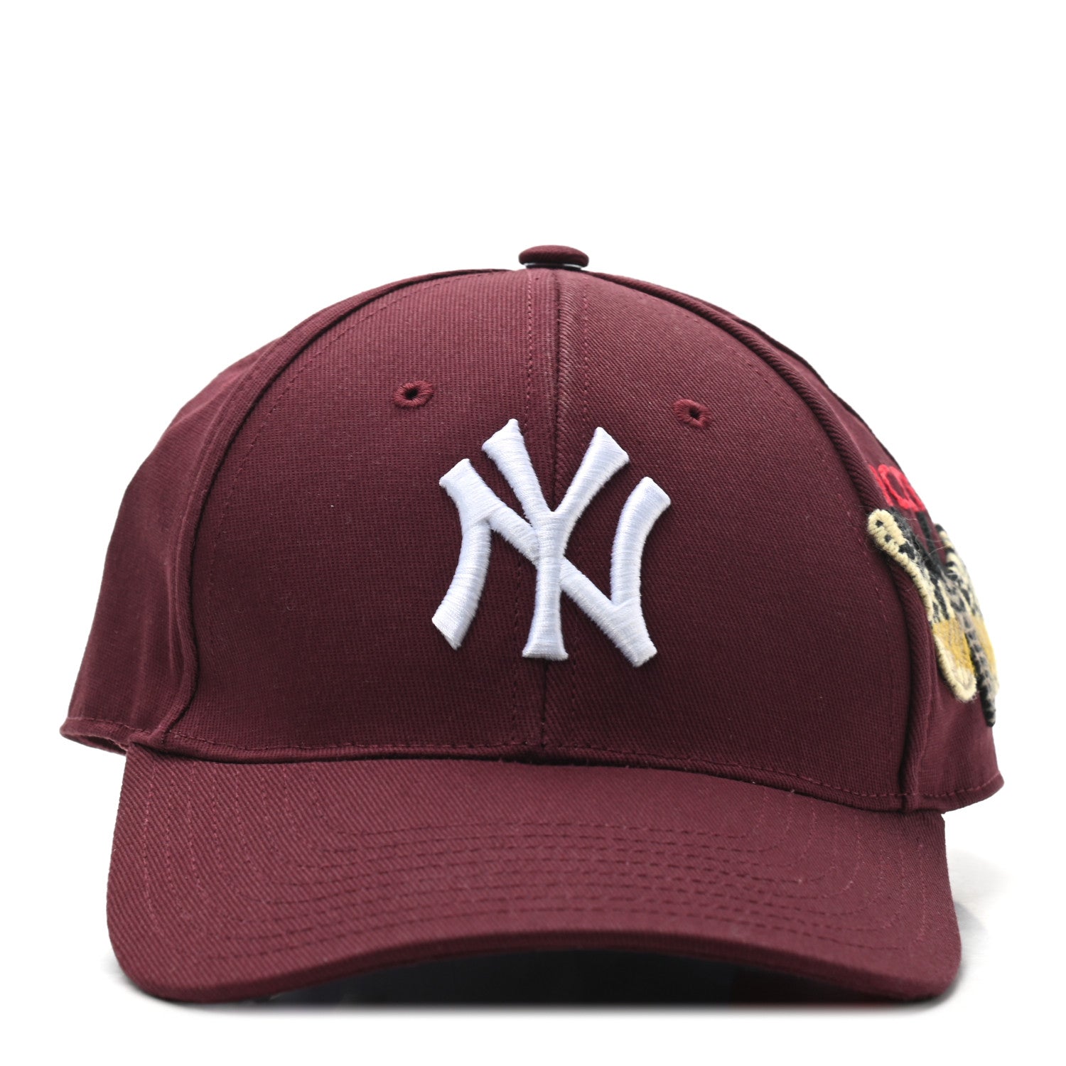 Gucci X MLB Cotton NY Yankees Baseball Hat 57-61 Lacquer 3 of 8