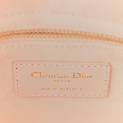 Christian Dior Lambskin Cannage Small My ABCDior Lady Dior Rose Poudre 6 of 9
